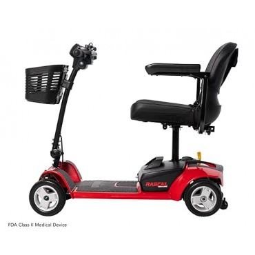 Rascal Venture 4-Wheel Portable Mobility Scooter for Travel, Easy Disassembly, Compact Design, 300 lb Capacity, Battery Included